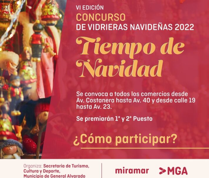 Miramar: VI Edición Concurso de Vidrieras Navideñas 2022 “Tiempo de Navidad”