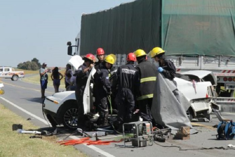 Accidente fatal en la Ruta 85: fallecieron dos jóvenes marplatenses