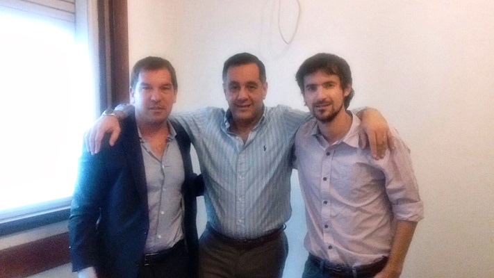 La Plata: El Intendente,Dr. Di Cesare se reunió con A. Finocchiaro, Director Gral de Escuelas