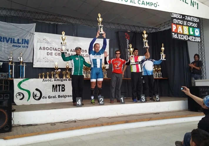 Rural Bike en Gral. Belgrano: Jorge Ubeda se trajo el primer lugar en la C1