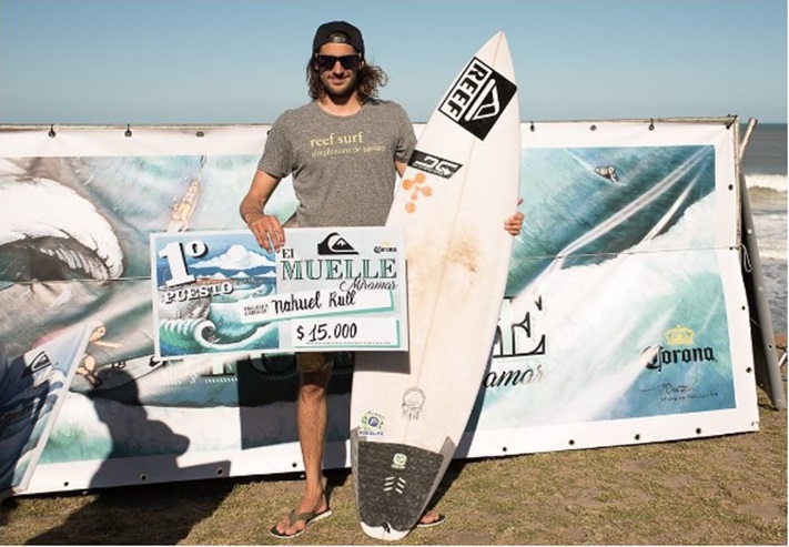 Miramar: Surf: Nahuel Rull Campeón del Quiksilver El Muelle 2016