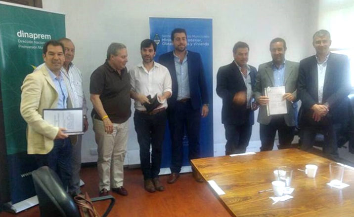 El Intendente Municipal, Germán Di Cesare firmó un nuevo convenio