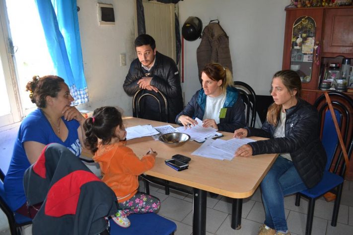 Miramar: se realiza el censo en el barrio Aeroparque