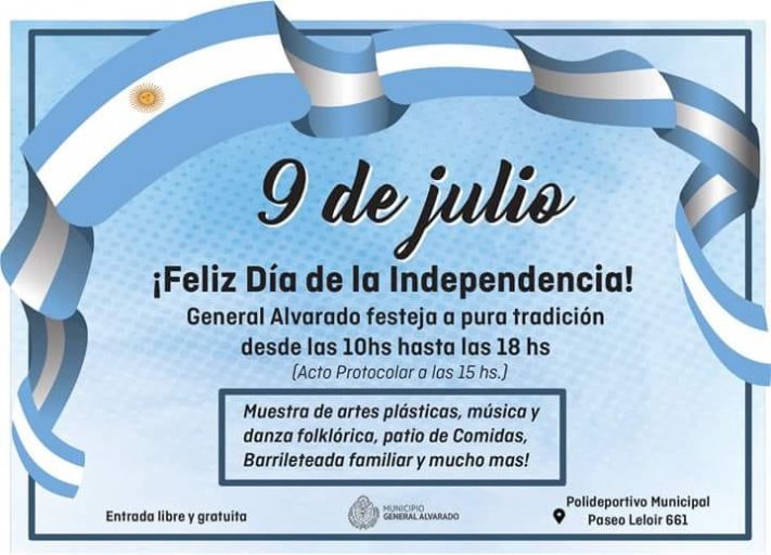 General Alvarado Celebra a Pura Tradición el 202º Aniversario de Nuestra Independencia Argentina