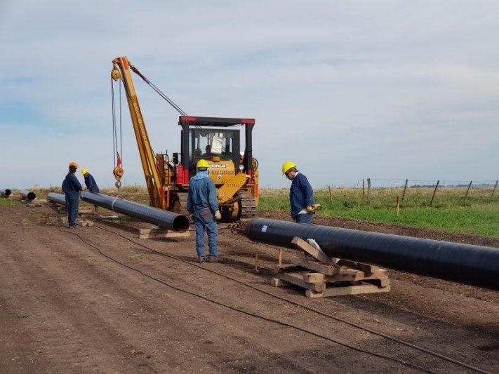 Camuzzi confirma importante avance en las obras del Gasoducto Barker – Necochea